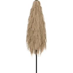 MAISON EXCLUSIVE - Parasol de jardin avec mât en acier marron 248x248x248 cm