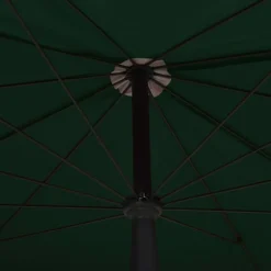 MAISON EXCLUSIVE - Parasol de jardin avec mât 200x130 cm vert