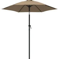 MAISON EXCLUSIVE - Parasol taupe 200x224 cm aluminium