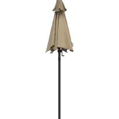MAISON EXCLUSIVE - Parasol taupe 200x224 cm aluminium