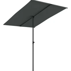 MAISON EXCLUSIVE - Parasol de jardin avec mât en aluminium 2x1,5 m anthracite
