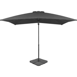 MAISON EXCLUSIVE - Parasol de jardin avec base portable anthracite
