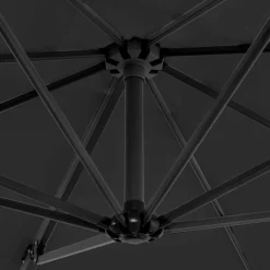 MAISON EXCLUSIVE - Parasol de jardin avec base portable anthracite