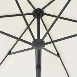 MAISON EXCLUSIVE - Parasol d'extérieur avec poteau en acier 300 cm sable