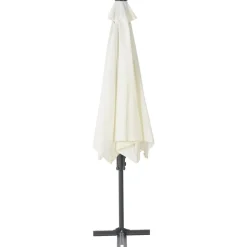 MAISON EXCLUSIVE - Parasol d'extérieur avec poteau en acier 300 cm sable