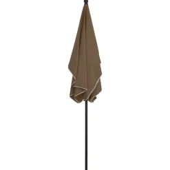 MAISON EXCLUSIVE - Parasol de jardin avec mât 210x140 cm taupe