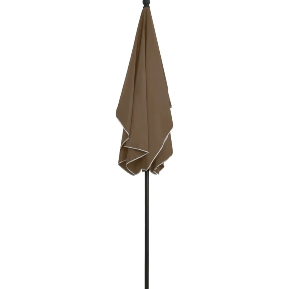 MAISON EXCLUSIVE - Parasol de jardin avec mât 210x140 cm taupe