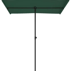 MAISON EXCLUSIVE - Parasol de jardin avec mât en aluminium 180x110 cm vert