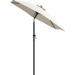 MAISON EXCLUSIVE - Parasol blanc sable 200x224 cm aluminium