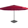 MAISON EXCLUSIVE - Parasol de jardin avec base portable rouge