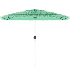 MAISON EXCLUSIVE - Parasol de jardin avec mât en acier vert 300x200x250 cm
