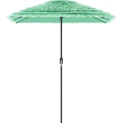 MAISON EXCLUSIVE - Parasol de jardin avec mât en acier vert 300x200x250 cm