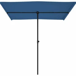 MAISON EXCLUSIVE - Parasol de jardin avec mât en aluminium 2x1,5 m bleu azuré