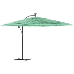 MAISON EXCLUSIVE - Parasol de jardin avec mât en acier vert 290x290x238 cm