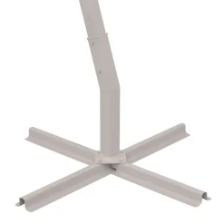 MAISON EXCLUSIVE - Parasol suspendu avec poteau en aluminium 300x300 cm vert