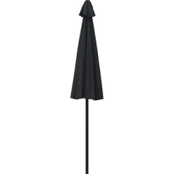 MAISON EXCLUSIVE - Parasol d'extérieur avec mât en aluminium 270 cm noir