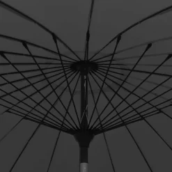 MAISON EXCLUSIVE - Parasol d'extérieur avec mât en aluminium 270 cm noir