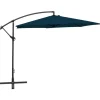 MAISON EXCLUSIVE - Parasol de jardin en porte-à-faux 3 m bleu