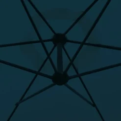 MAISON EXCLUSIVE - Parasol de jardin en porte-à-faux 3 m bleu