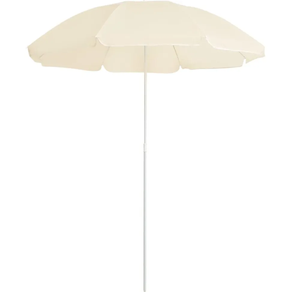 MAISON EXCLUSIVE - Parasol de jardin avec mât en acier sable 180 cm