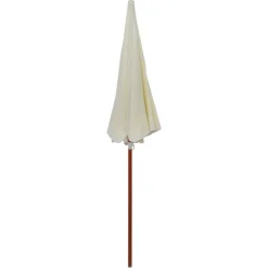 MAISON EXCLUSIVE - Parasol de jardin avec mât en acier 240 cm sable