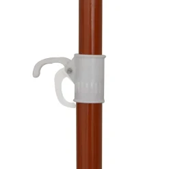 MAISON EXCLUSIVE - Parasol de jardin avec mât en acier 240 cm sable