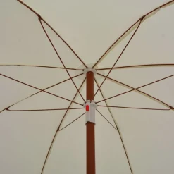 MAISON EXCLUSIVE - Parasol de jardin avec mât en acier 240 cm sable