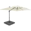 MAISON EXCLUSIVE - Parasol de jardin avec base portable sable