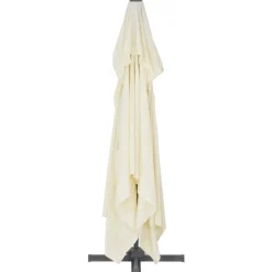 MAISON EXCLUSIVE - Parasol de jardin avec base portable sable
