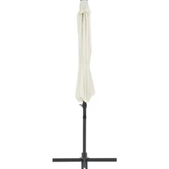 MAISON EXCLUSIVE - Parasol de jardin avec base portable sable