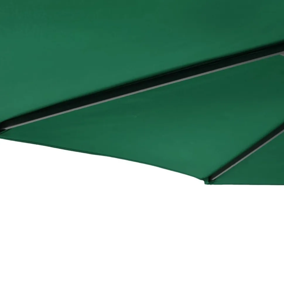 MAISON EXCLUSIVE - Parasol de jardin avec mât en acier vert 225x225x212 cm