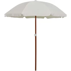 MAISON EXCLUSIVE - Parasol de jardin avec mât en acier 180 cm sable
