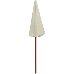 MAISON EXCLUSIVE - Parasol de jardin avec mât en acier 180 cm sable