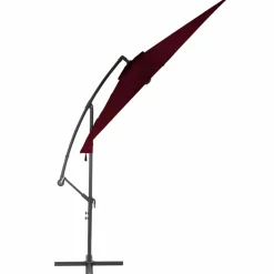 MAISON EXCLUSIVE - Parasol de jardin en porte-à-faux avec mât en aluminium
