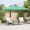 MAISON EXCLUSIVE - Parasol de jardin avec mât en acier vert 246x246x230 cm