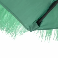 MAISON EXCLUSIVE - Parasol de jardin avec mât en acier vert 246x246x230 cm