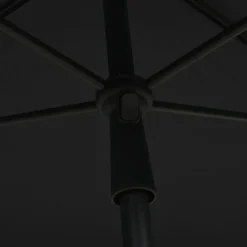 MAISON EXCLUSIVE - Parasol de jardin avec mât 210x140 cm anthracite