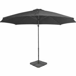 MAISON EXCLUSIVE - Parasol de jardin avec base portable anthracite
