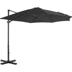 MAISON EXCLUSIVE - Parasol de jardin avec base portable anthracite