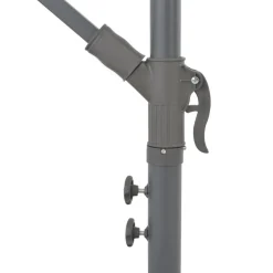 MAISON EXCLUSIVE - Parasol de jardin en porte-à-faux avec mât en aluminium