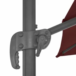 MAISON EXCLUSIVE - Parasol de jardin en porte-à-faux avec mât en aluminium