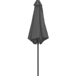MAISON EXCLUSIVE - Parasol de jardin et mât en aluminium 270x246 cm anthracite