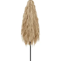 MAISON EXCLUSIVE - Parasol de jardin avec mât en acier marron 268x268x226 cm
