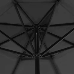 MAISON EXCLUSIVE - Parasol d'extérieur avec mât en aluminium 500 cm anthracite