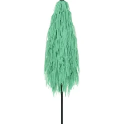 MAISON EXCLUSIVE - Parasol de jardin avec mât en acier vert 388x388x248 cm