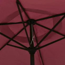 MAISON EXCLUSIVE - Parasol bordeaux 200x224 cm aluminium