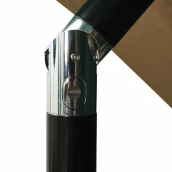 MAISON EXCLUSIVE - Parasol de jardin à 3 niveaux avec mât en aluminium taupe