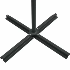 MAISON EXCLUSIVE - Parasol de jardin en porte-à-faux lumières led et mât en acier