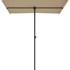 MAISON EXCLUSIVE - Parasol de jardin avec mât en aluminium 180x110 cm taupe