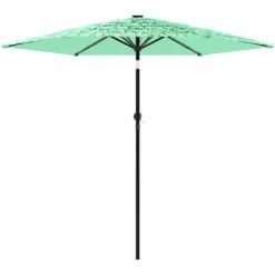 MAISON EXCLUSIVE - Parasol de jardin avec mât en acier vert 223x223x213 cm